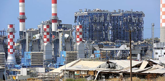 תחנת כוח הרוסה ואסיליקו קפריסין / צלם: רויטרס